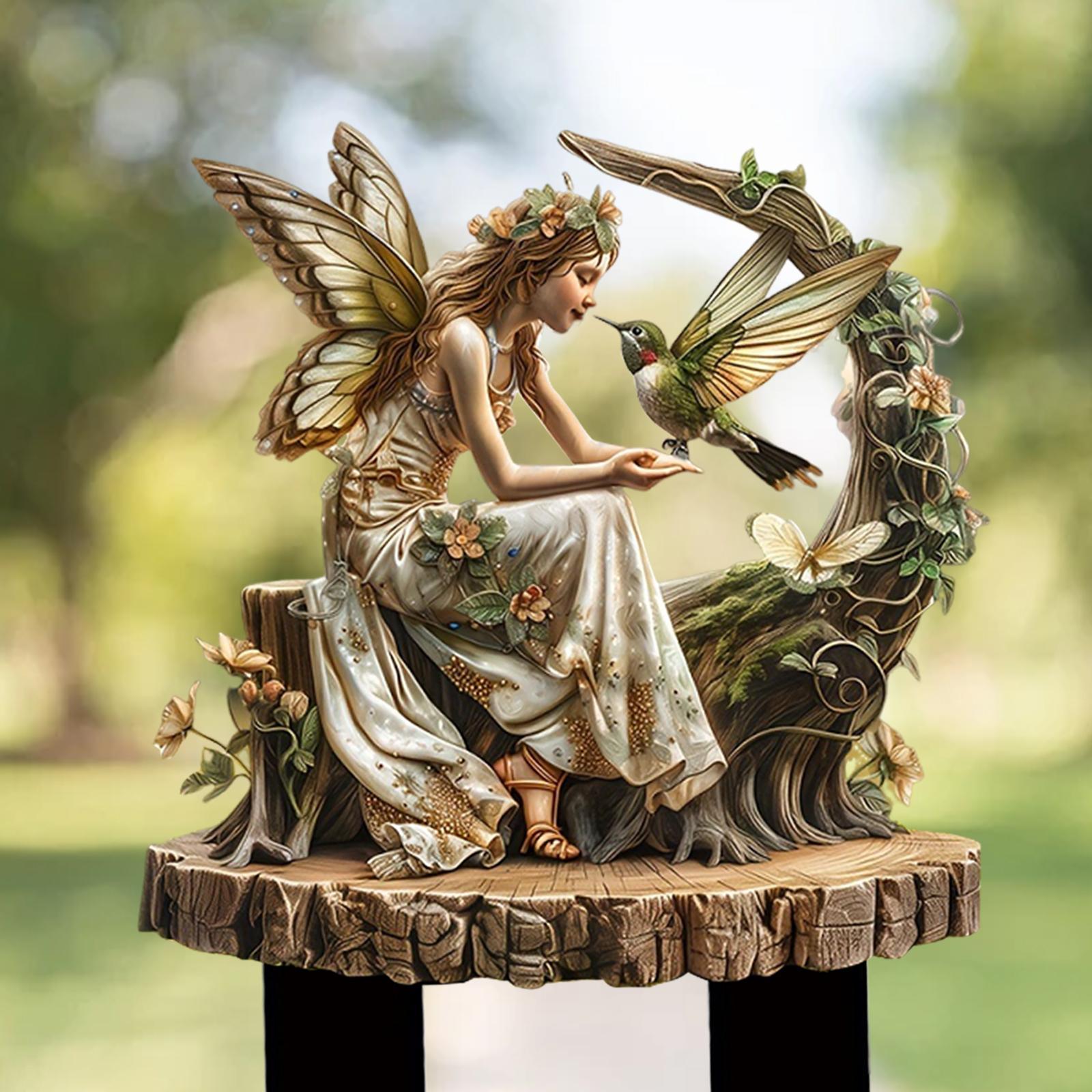 Bonsai Garden Ideas - Fairy Decorative Garden Stake 2D Flower
