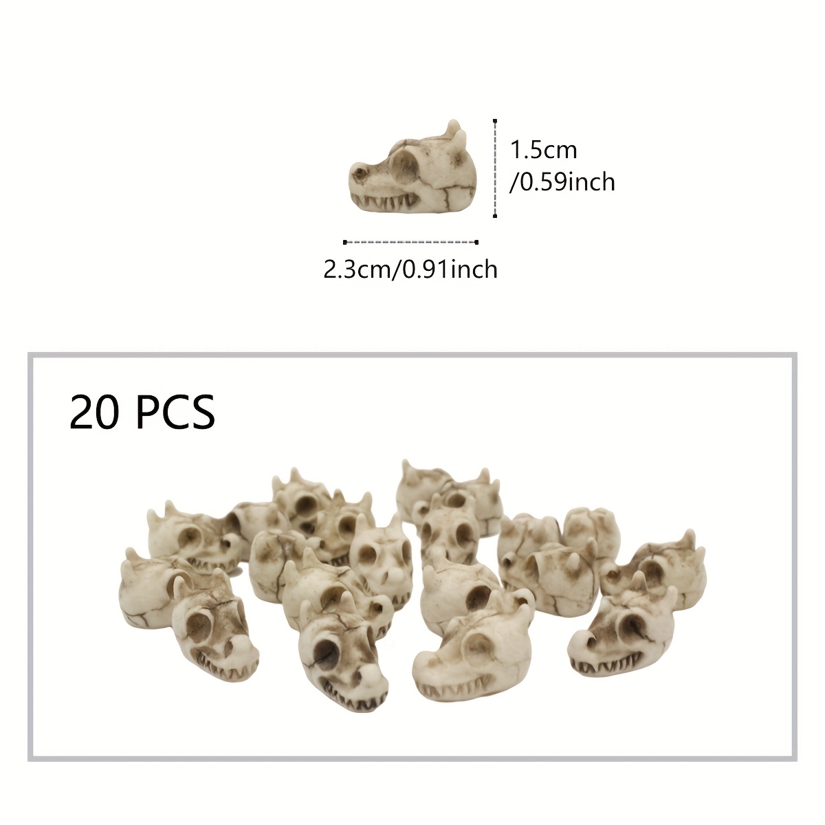 20pcs Dragon Head Skull Bonsai - Bonsai Garden World recension och pris
