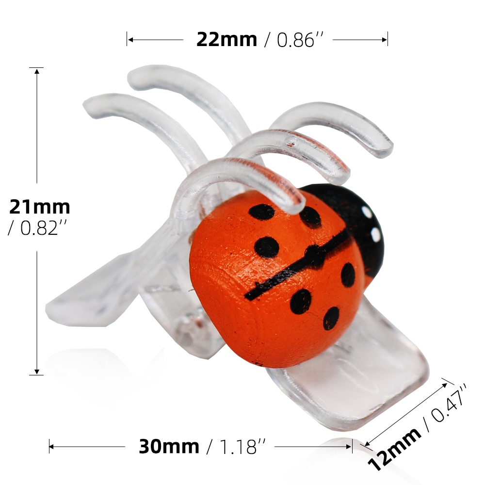 10-800PCS Ladybird Orchid Clip - Bonsai Garden Ideas recension och pris