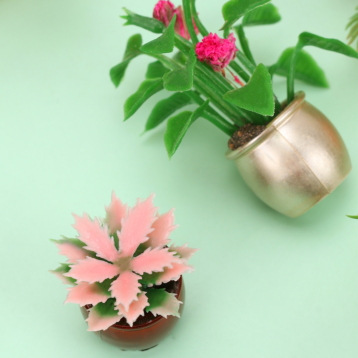 10Pcs Mini Plastic Potted Colo - Bonsai Garden World recension och pris