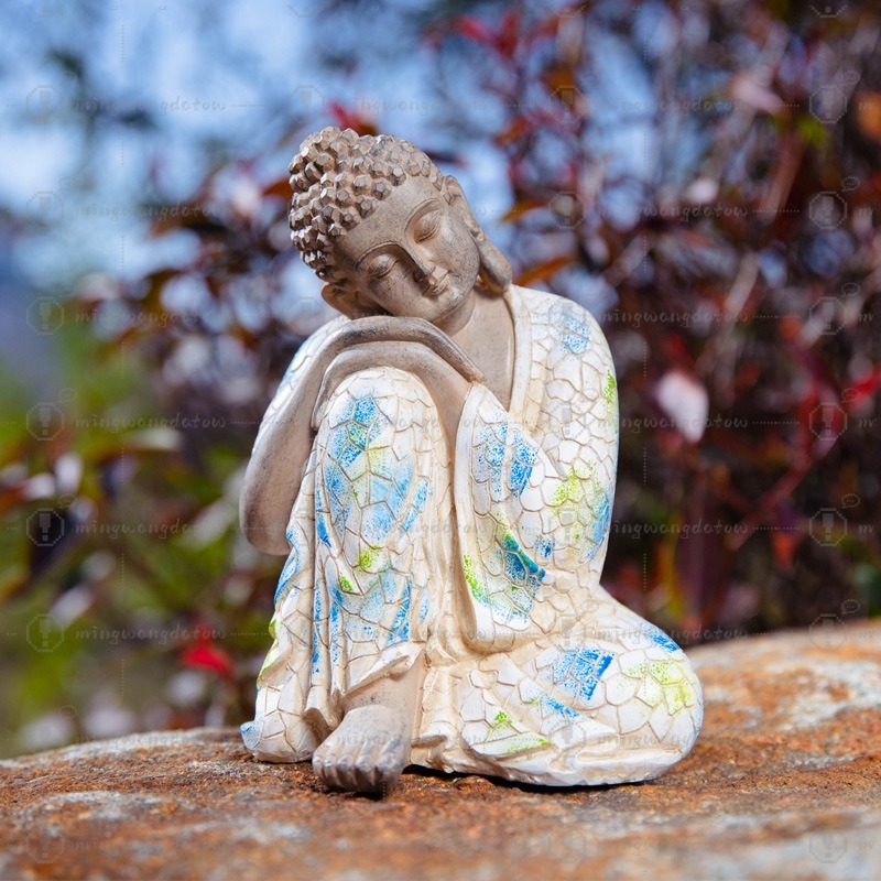 Mini Buddha Statue Ornament, N - Bonsai Garden Usa recension och pris