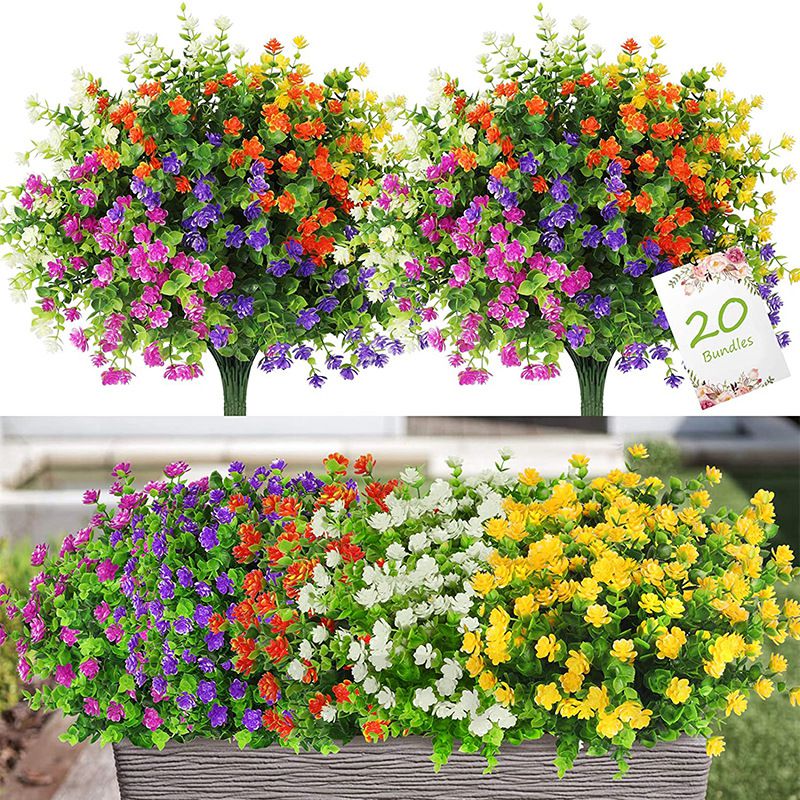 3/6pcs Artificial Plant Flower - Bonsai Garden Ideas recension och pris