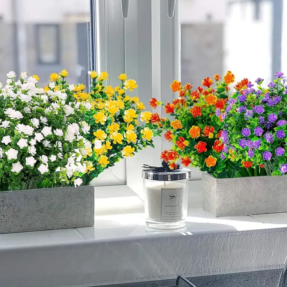 3/6pcs Artificial Plant Flower - Bonsai Garden Ideas recension och pris
