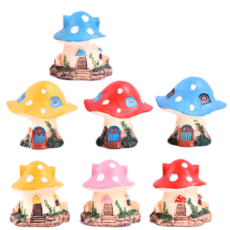1PC Kawaii Garden Mini Mushroo - Bonsai Garden World recension och pris
