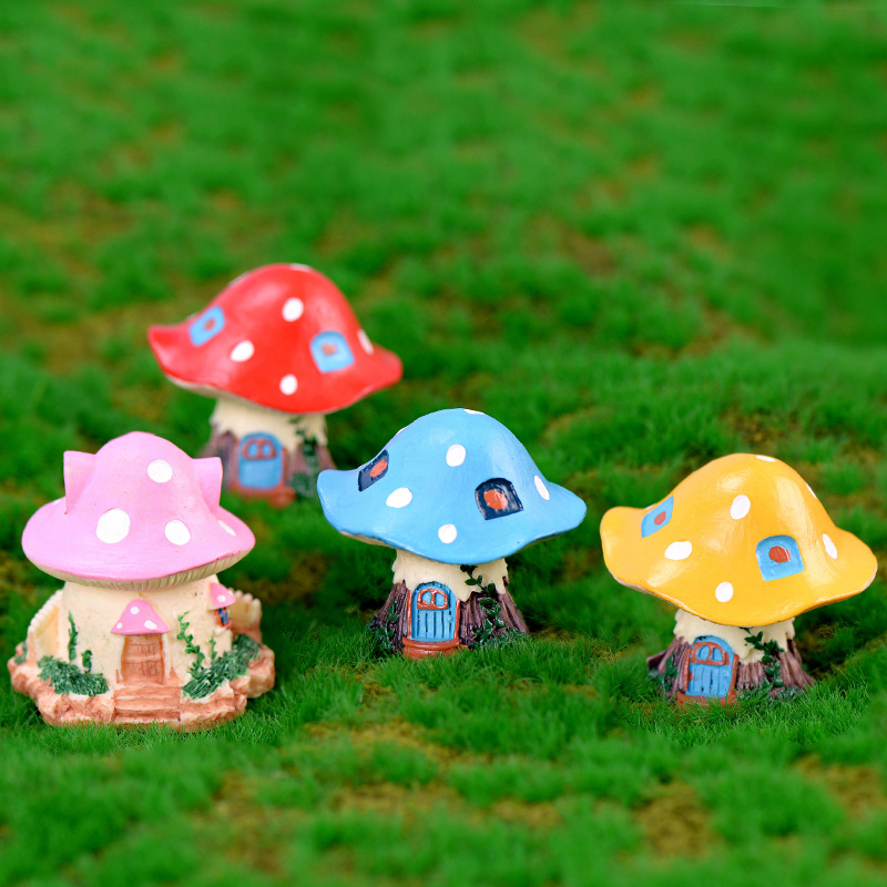 1PC Kawaii Garden Mini Mushroo - Bonsai Garden World recension och pris