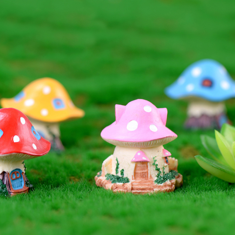1PC Kawaii Garden Mini Mushroo - Bonsai Garden World recension och pris