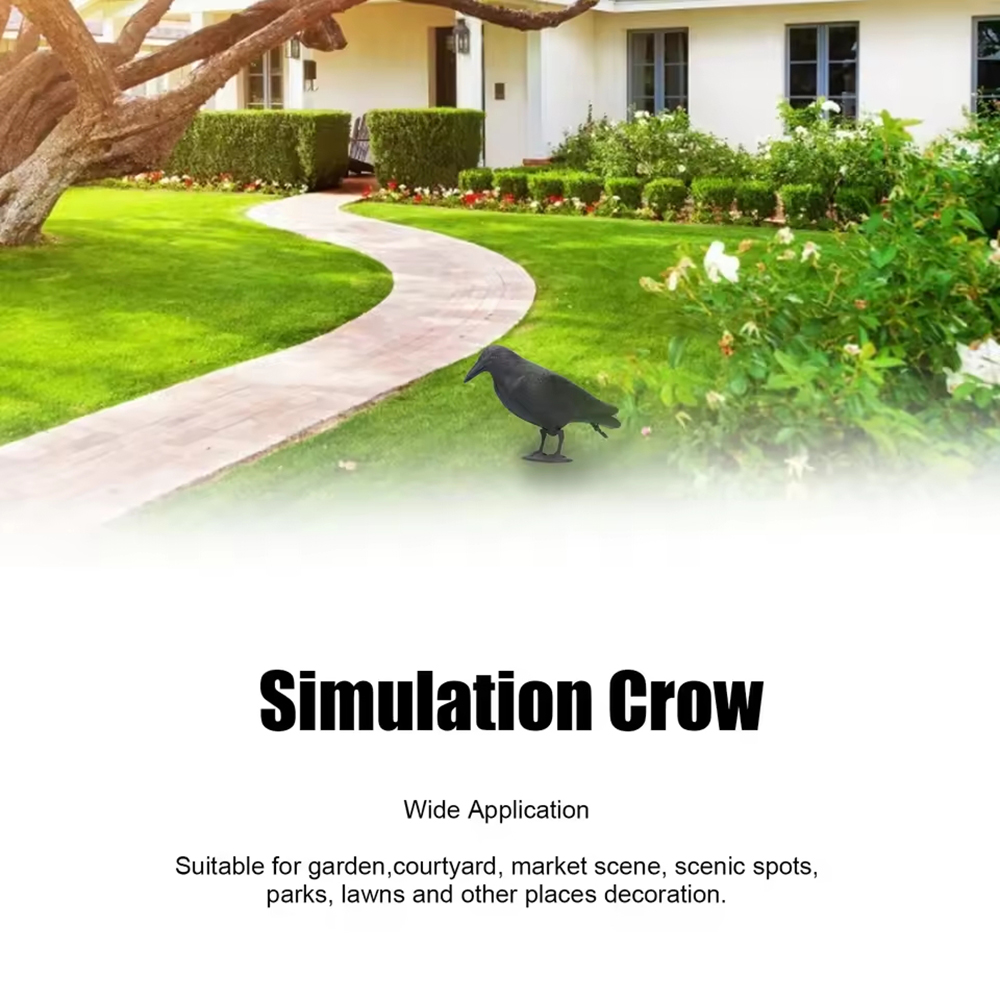 1PC Crow Decoration Simulation - Bonsai Garden Ideas recension och pris