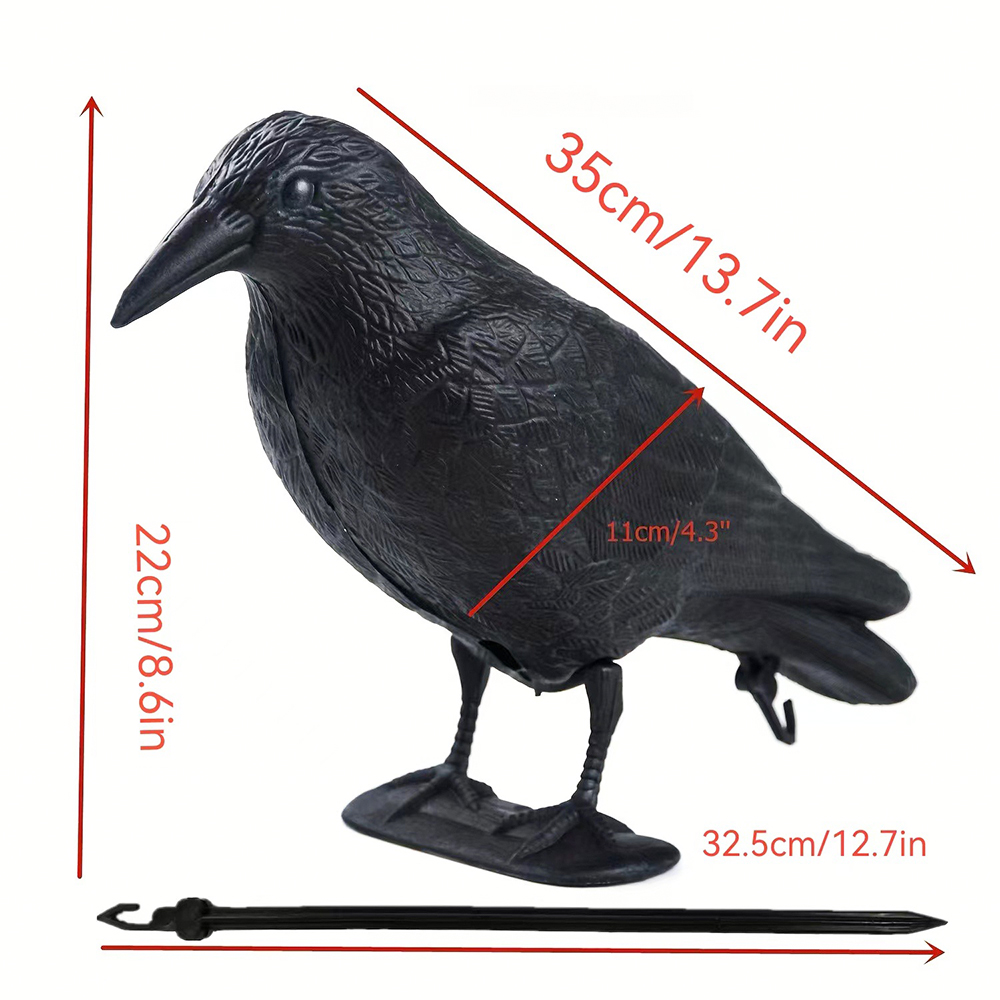 1PC Crow Decoration Simulation - Bonsai Garden Ideas recension och pris