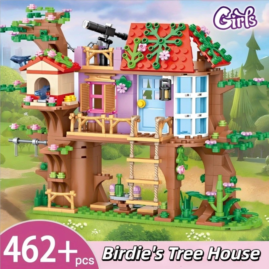 462pcs City Friends Bird Tree  - Bonsai Garden Ideas recension och pris