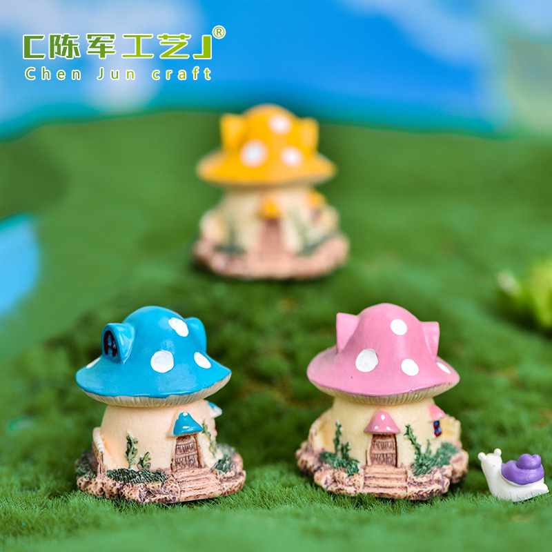 Colorful Garden Mushroom House - Bonsai Garden World recension och pris