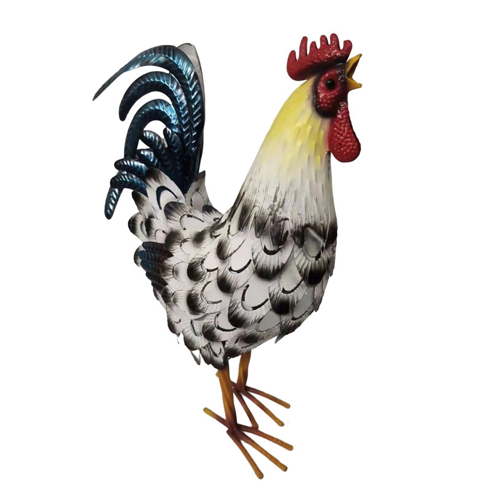 Metal Rooster Decoration Chick - Bonsai Garden Ideas recension och pris