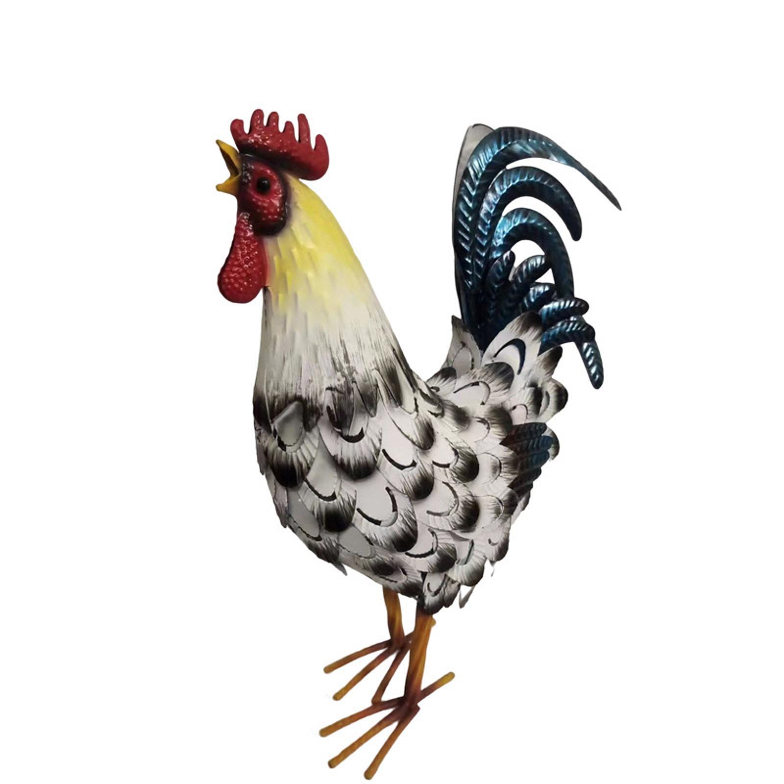 Metal Rooster Decoration Chick - Bonsai Garden Ideas recension och pris