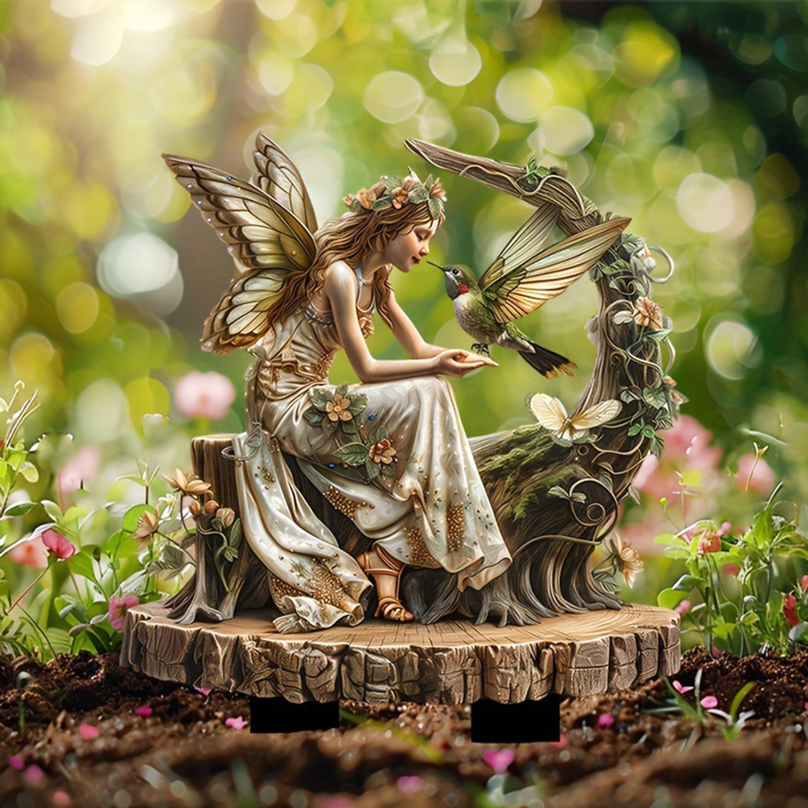 Fairy Decorative Garden Stake  - Bonsai Garden Ideas recension och pris