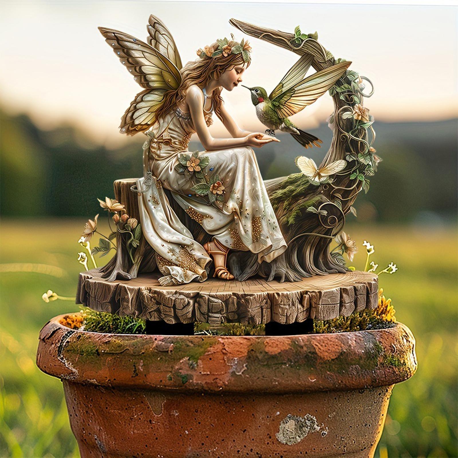 Fairy Decorative Garden Stake  - Bonsai Garden Ideas recension och pris