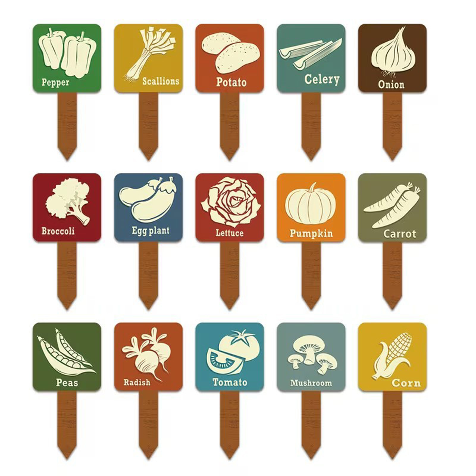 15PCS Wooden Vegetable Garden  - Bonsai Garden Ticket recension och pris