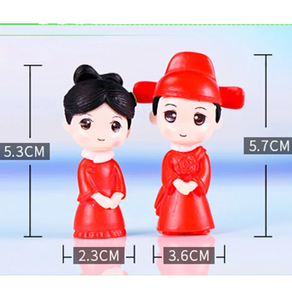2pcs Chinese Costume Bride and - Bonsai Garden World recension och pris