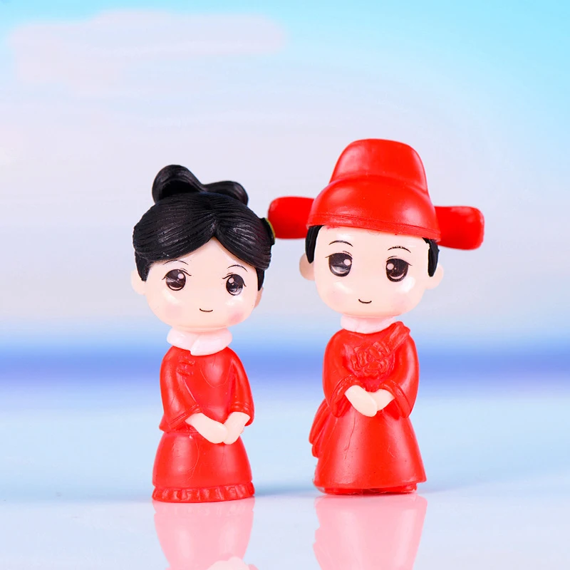 2pcs Chinese Costume Bride and - Bonsai Garden World recension och pris