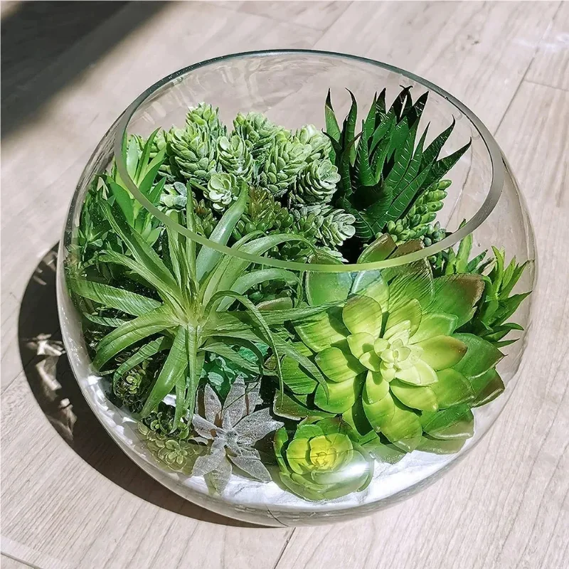 10/20Pcs PVC Succulents Plants - Bonsai Garden Ideas recension och pris