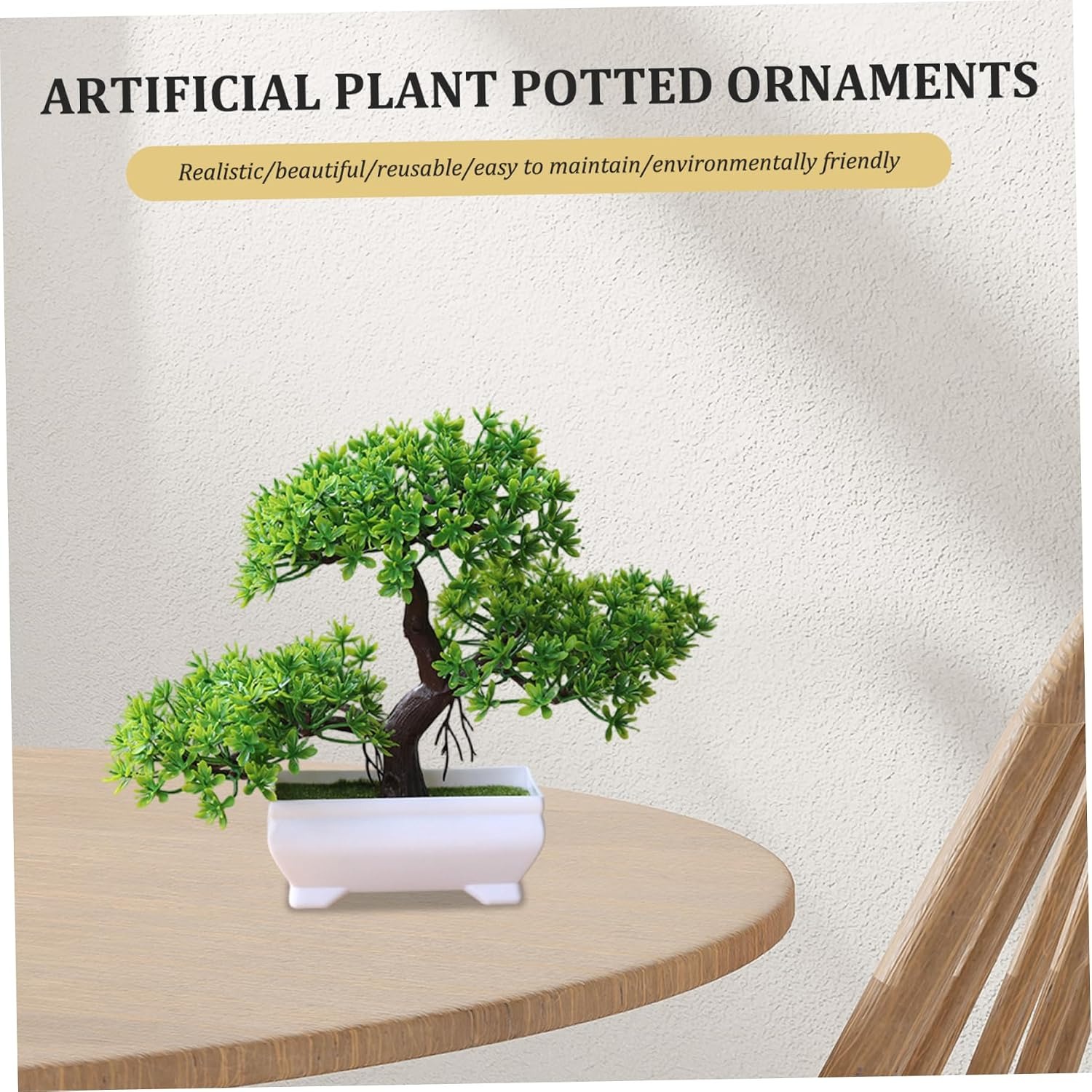 1/2Pcs Artificial Bonsai Tree  - Bonsai Garden Ideas recension och pris